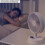 F4 Standard Home Multi-Function Desktop Rotating Fan Portable Office Bedroom Quiet USB Charging Fan(White)HY 6