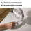F4 Standard Home Multi-Function Desktop Rotating Fan Portable Office Bedroom Quiet USB Charging Fan(White)HY 2