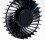 Draagbare mini USB oplaadbare cameraventilator, nekbandventilator (blauw)HY 4