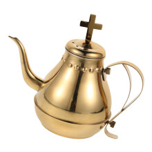 1Religieuze Theepot Goud Roestvrij Staal Voor Kerkelijke Vieringen