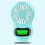 Multifunctional Clock Small Fan Creative Desktop Mini USB Fan(White)HY 4