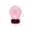 Multifunctional Clock Small Fan Creative Desktop Mini USB Fan(White)HY 3