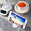 Multifunctional Clock Small Fan Creative Desktop Mini USB Fan(White)HY 6