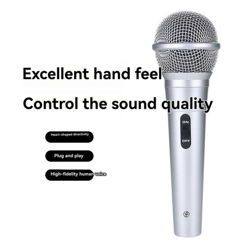 Microphone Handheld Professional Wired Dynamic Microphone Clear Voice Mic for Vocal Music Performance 2