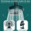 F702 Automatic Shaking Desktop Electric Fan with LED Display (Green)HY 3