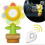 Sunflower Bubble Machine, Dancing Sunflower Bubble Machine for Car, Remote Control Bubble Maker Machine with Colorful Lights 1