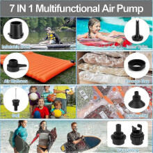 20PSI Electric Air Pump,Electric Inflator,with 7 Air Nozzles and Adapter, 2 in 1 Rapid Inflator/Deflator for Inflatable Boat/Kayak