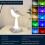 (Maple Color) Bird Aromatherapy Night Light Touch Control Remote Modern Magpie LED Table Lamp 3 Colors Dimming 3