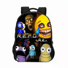 (3) 15inch R E. P.O Repo Backpack For Students Horror Game Schoolbag Primary And Secondary School Bookbags