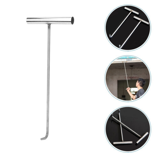 Stainless Steel Manhole Hook T-Shaped Lifting Tool 2