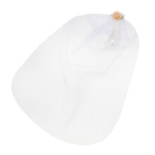 2St Handgemaakte Sluier Voor , Elegant Wit Bruidsaccessoire