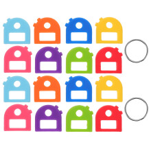 16St Siliconen Sleutelhuls Covers - Elastische, Gekleurde Key Caps