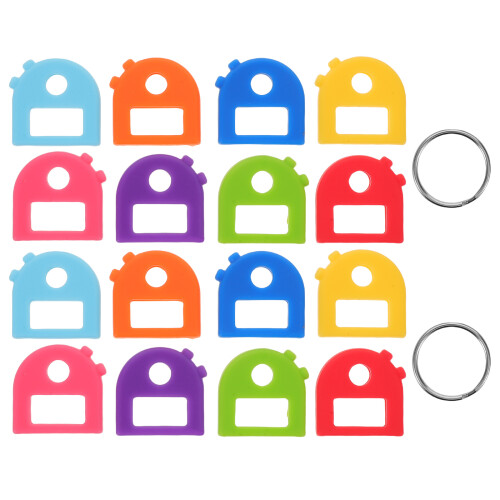 16St Siliconen Sleutelhuls Covers - Elastische, Gekleurde Key Caps