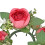 Artificial Rose Wreath Candle Ring Decorative Holder 12 6