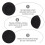 Troglfold headset ear pads for H800 black 4 pcs 4