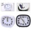 Quartz Alarm Clock with Night Light 1 Pack 4