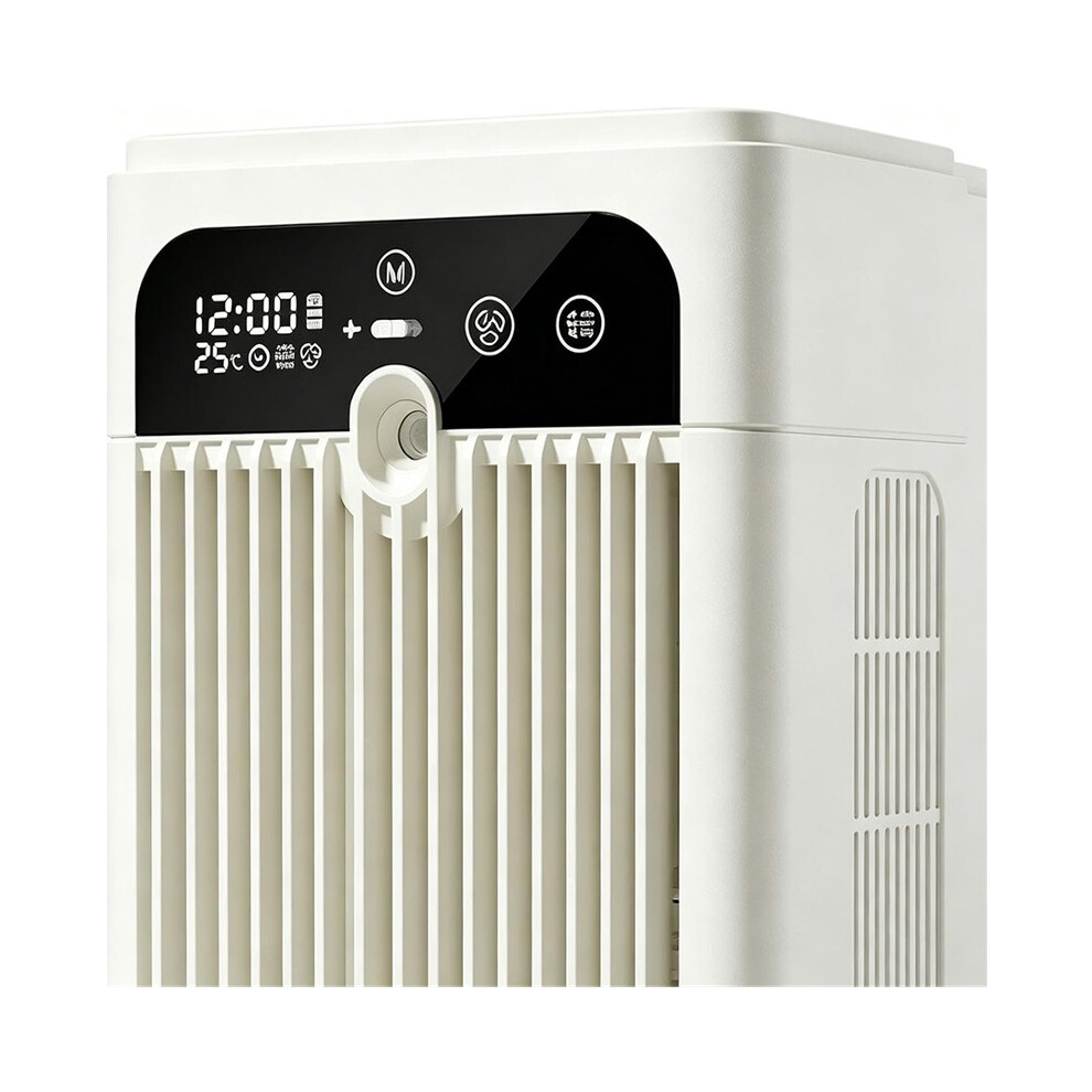 Usb Rechargeable Quiet Desk Fan 2 Speed Portable Air Circulator White 8582579621715