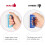 Nail Cleaning Brush Plastic Handle Soft Bristles 4 Pcs 3