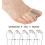 Toe Separator Gel Big Toe Spacer for Bunions 1pc 4