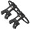Bike Pedals with Toe Clips 1 Pair 2