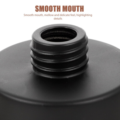 Flacone in vetro rotondo nero con diffusore a bastoncini da 100 ml 2
