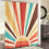 Sunrise Shower Curtain Polyester 71x71 in with 12 Hooks 2