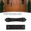Black Aluminum Sliding Barn Door Handle Double-Sided 1 Piece 5