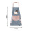 Ludlz Women's Kitchen Apron with Adjustable Neck Strap 5