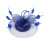 Women's Fascinator Hat with Flower Feather Mesh Design 7