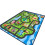 Tapete infantil para brincar com estampa de vida urbana, 80 x 160 cm (31,5 x 63 polegadas). 4