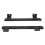 Steel Keyboard Slide Rail Bracket Set Black 2-Piece 4