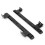 Steel Keyboard Slide Rail Bracket Set Black 2-Piece 5
