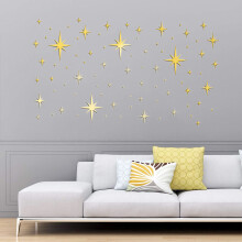 Stickers muraux amovibles pour la maison, stickers muraux en miroir acrylique avec motif étoile, technologie adhésive sans dommage pour les murs,