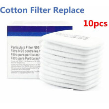Filtre respiratoire en coton pour particules, compatible avec les masques des séries 6200, 7502 et 6800, filtration efficace des particules non
