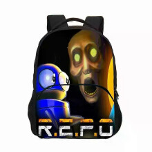 (14) 15inch R E. P.O Repo Backpack For Students Horror Game Schoolbag Primary And Secondary School Bookbags
