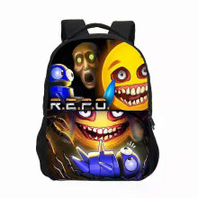 (7) 15inch R E. P.O Repo Backpack For Students Horror Game Schoolbag Primary And Secondary School Bookbags
