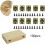 Small Box Hinges for Jewelry Boxes Retro Butt Style 100 pcs 8