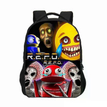 (5) 15inch R E. P.O Repo Backpack For Students Horror Game Schoolbag Primary And Secondary School Bookbags