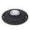 Front Door Round Iron Doorbell Button Black Wired LED 2
