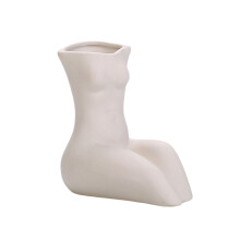 Vases féminins, vase en céramique représentant une figure féminine, d'une qualité artisanale exceptionnelle, décoration bohème moderne, idée