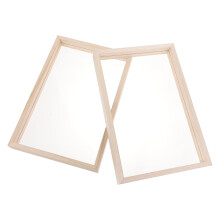 Cadres photo en bois et verre acrylique, cadre en verre transparent pour créations artistiques et décoration intérieure, cadre en bois écologique