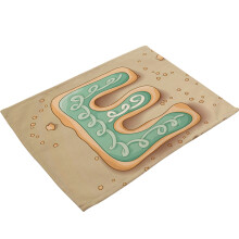 Wasbare, warmte-isolerende placemats, vlekbestendige placemats voor de eettafel, duurzame placemats van 30 x 45 cm voor thuis en op kantoor.