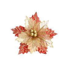 Décorations saisonnières : Poinsettias artificiels, ornements pour sapin de Noël, style rustique et champêtre, projets de décoration à faire