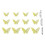 Butterfly Wall Sticker 3D Hollow Pearl 1 Roll 3