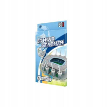 (171) 3D Puzzle Stadium Football Etihad Model Realistic 47 Pieces Easy Assembly No Glue Ideal Gift for Fans Develops Manual Skills Compact Size