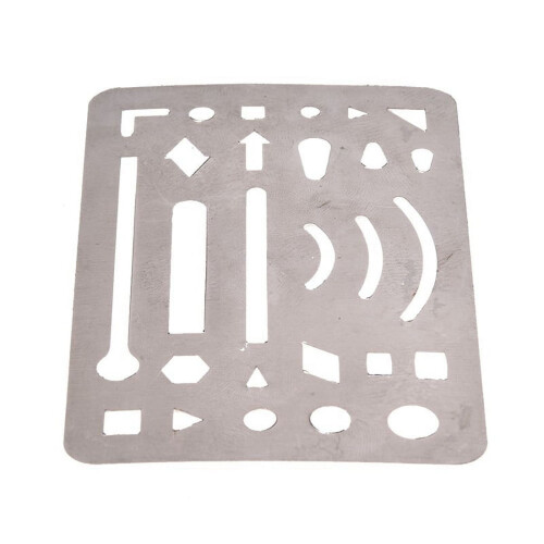 Stainless Steel Erasing Shield 27 Patterns 4 Pack 1