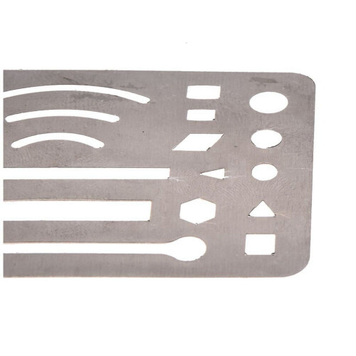 Stainless Steel Erasing Shield 27 Patterns 4 Pack 2