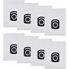 Sacs à poussière, sacs pour aspirateur, sacs de rechange compatibles pour une hygiène améliorée + puissance silencieuse et compacte, efficacité