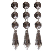 Pendentifs chics en forme de glaçon, ornements en cristal acrylique inspirés de K9Crystal, attrape-soleil décoratifs pour un plaisir tout au long