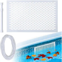 Skimmer Guard for Ground Pool, Swimming Pools Skimmers Net Blocker, Pool Skimmer Screen Guard Cover, Leaves Shield Net, for Removing Debris from Pools